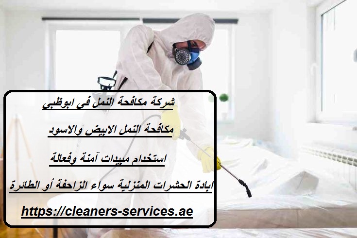 شركة مكافحة النمل في ابوظبي